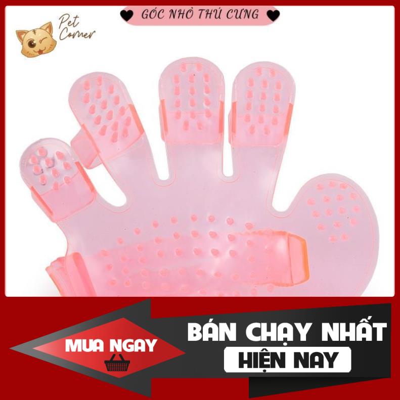 [❌GIÁ SỈ❌] Găng tay tắm cho thú cưng (Bàn chải massage/ mát xa/ chải lông cho chó mèo) ❤️