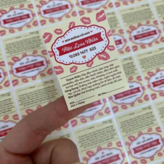 [HCM] In Tem Dán Nhãn Sticker theo yêu cầu