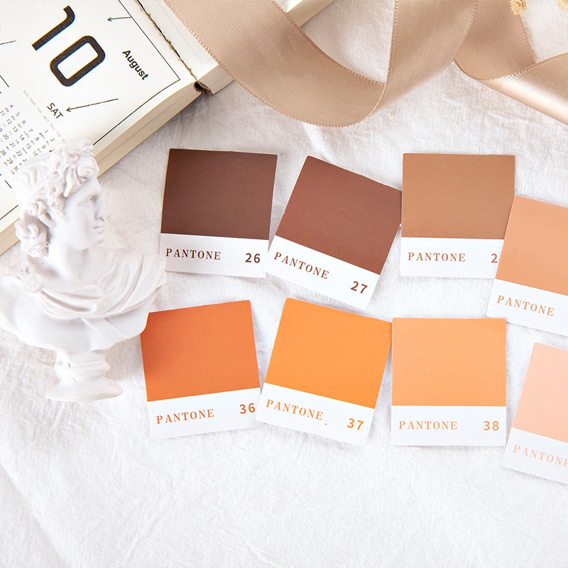 Set 45 miếng sticker Pantone mini nhiều màu sắc a6398