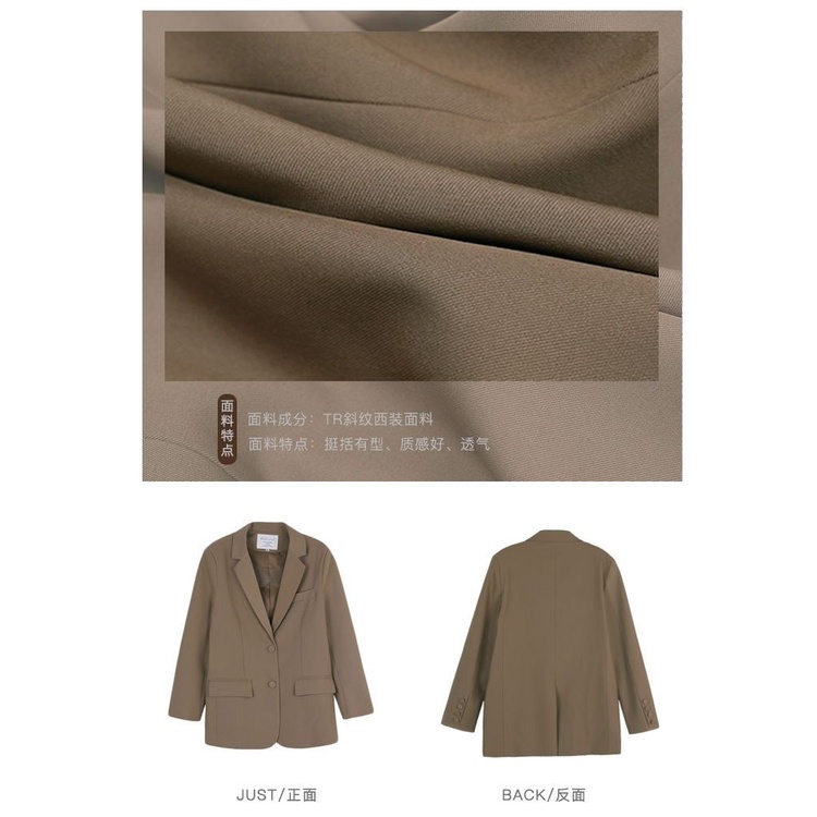 Áo Khoác Vest Dáng Rộng Phong Cách Hàn Quốc Thời Trang Mới Cho Nữ