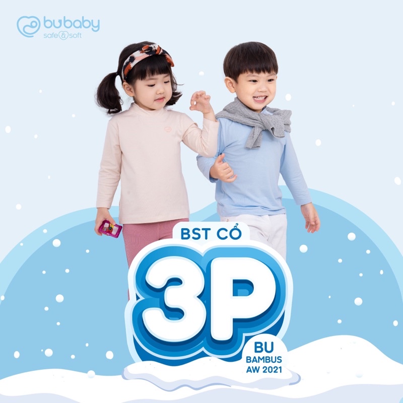 Bubaby_ Áo Giữ Nhiệt Bu Cho Bé Trai Bé Gái