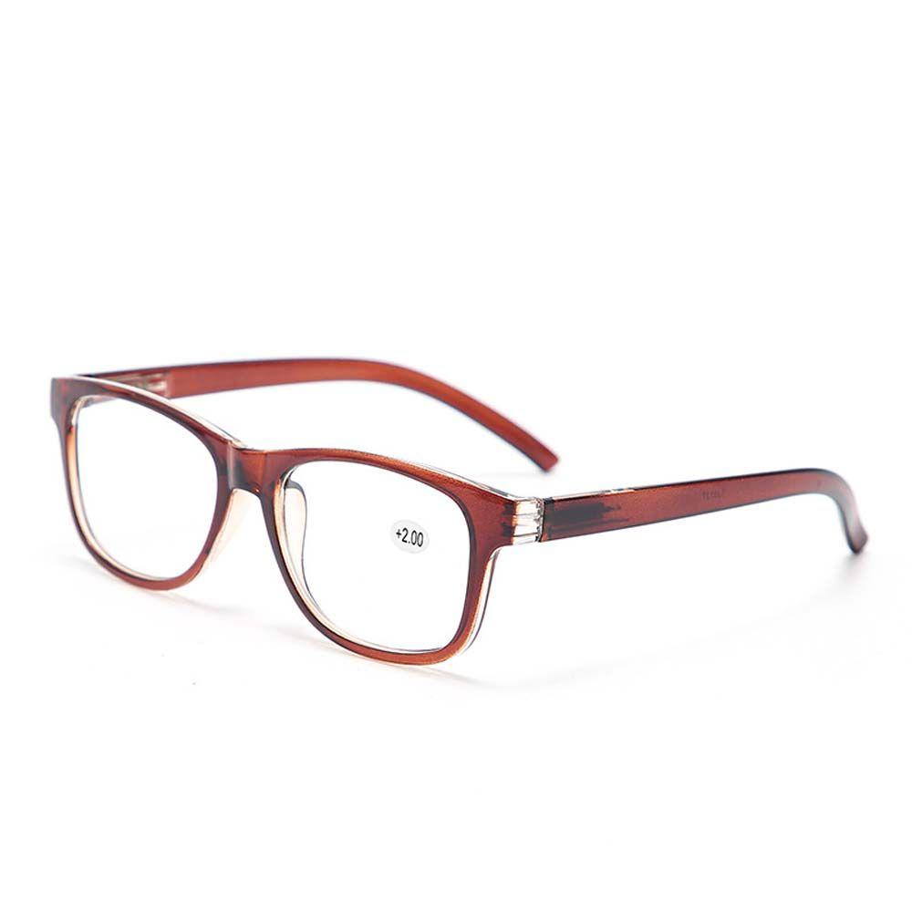 Kính Đọc Sách Gọng Vuông Màu Nâu Đen Dành Cho Ba Mẹ Và Bé MXMUSTY