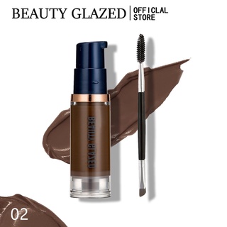 Mỹ phẩm gel kẻ mày không thấm nước lâu trôi BEAUTY GLAZED có 4 màu + cọ chải mày hai đầu