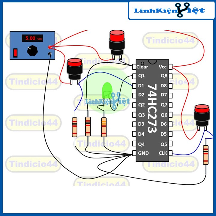 IC 74HC273 Chất Lượng Cao