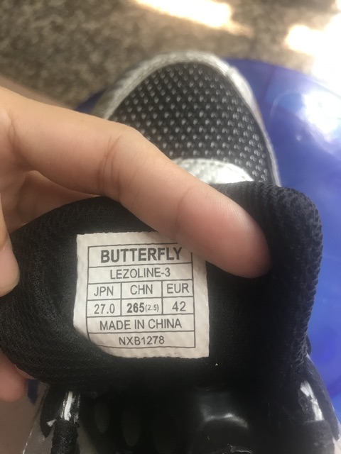 Giày bóng bàn bướm