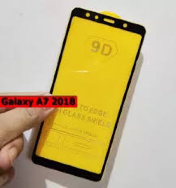 Bộ 4 kính cường lực full màn sam sung A7(2018),A750
