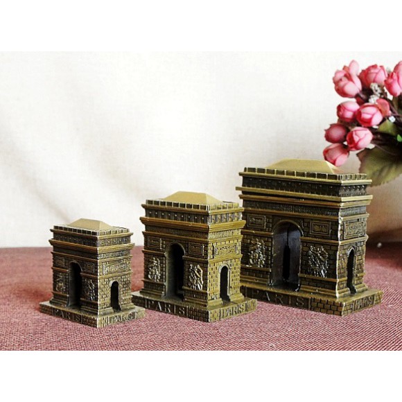 [CAO 10.5CM] Khải hoàn môn bằng hợp kim trang trí decor