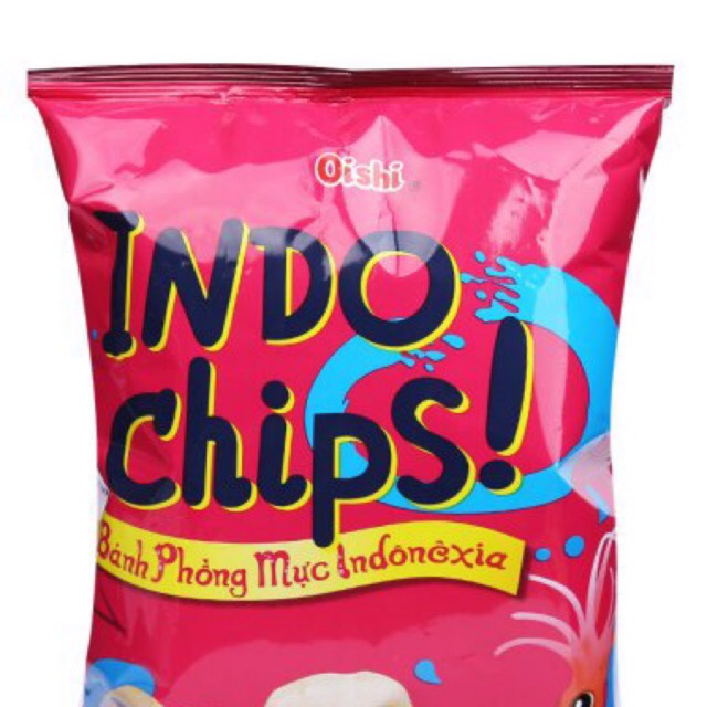 Snack Phồng Mực Indo Chips Size Lớn 80gr