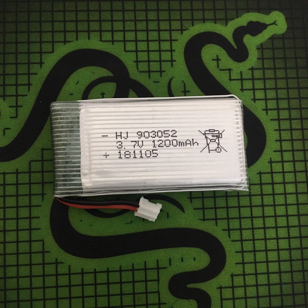 Pin Dành Cho Máy Bay Điều Khiển Từ Xa Dung Lượng Cao 3.7V 1200mAh ( Giắc PH2.0 )