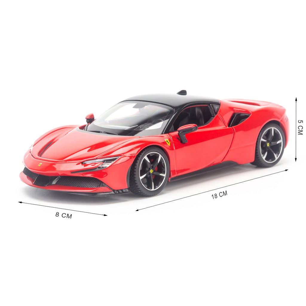 Mô hình siêu xe Ferarri SF90 Stradale 1:24 Bburago Red