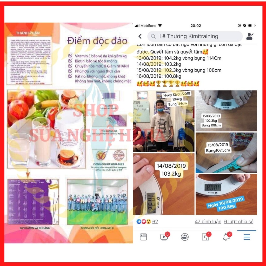 Sữa Giảm Cân HERA SLIMFIT MS01 Giảm Cân Nhanh - Giảm Cân An Toàn - Không Mệt Mỏi (Hộp 500GRAM) | BigBuy360 - bigbuy360.vn