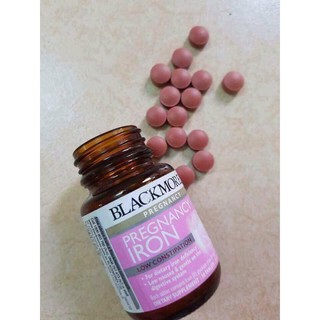 (Hạn T10/21) Bill Úc 15/8/20 -  Sắt bầu Blackmores Pregnancy Iron 30 viên