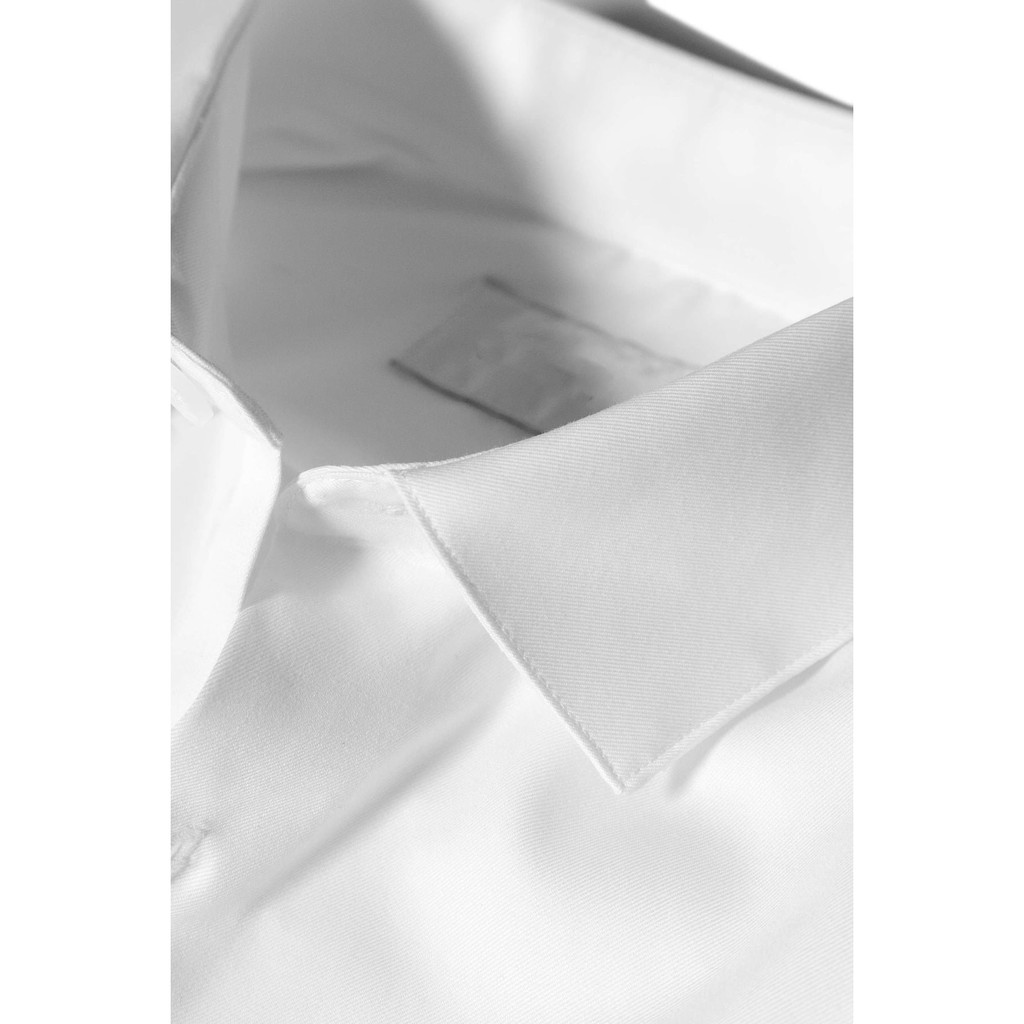 Áo sơ mi nam POTI MAN dài tay vải lụa thái cao cấp, mềm mịn không nhăn thấm hút mồ hôi tốt 2 màu trắng đen | BigBuy360 - bigbuy360.vn