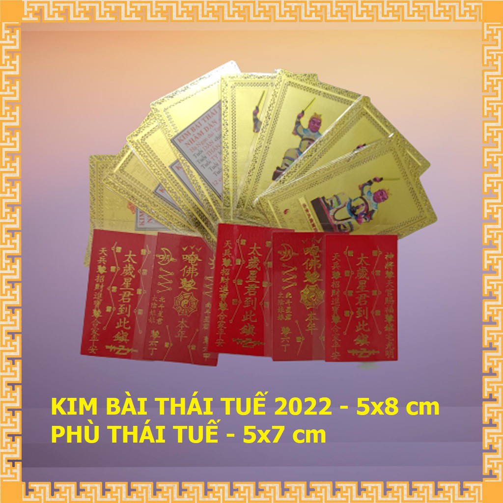 10 Kim Bài Thái Tuế năm 2022 + 5 Thái Tuế Phù