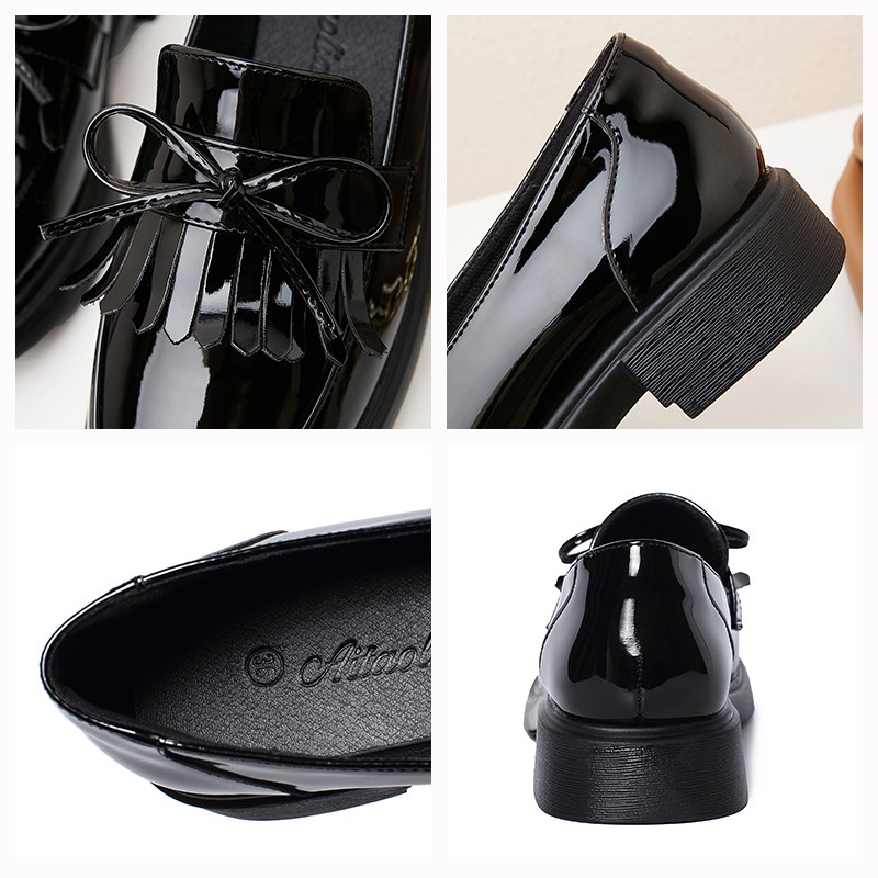 Giày Lười Da Bóng Thời Trang Dành Cho Nữ | BigBuy360 - bigbuy360.vn