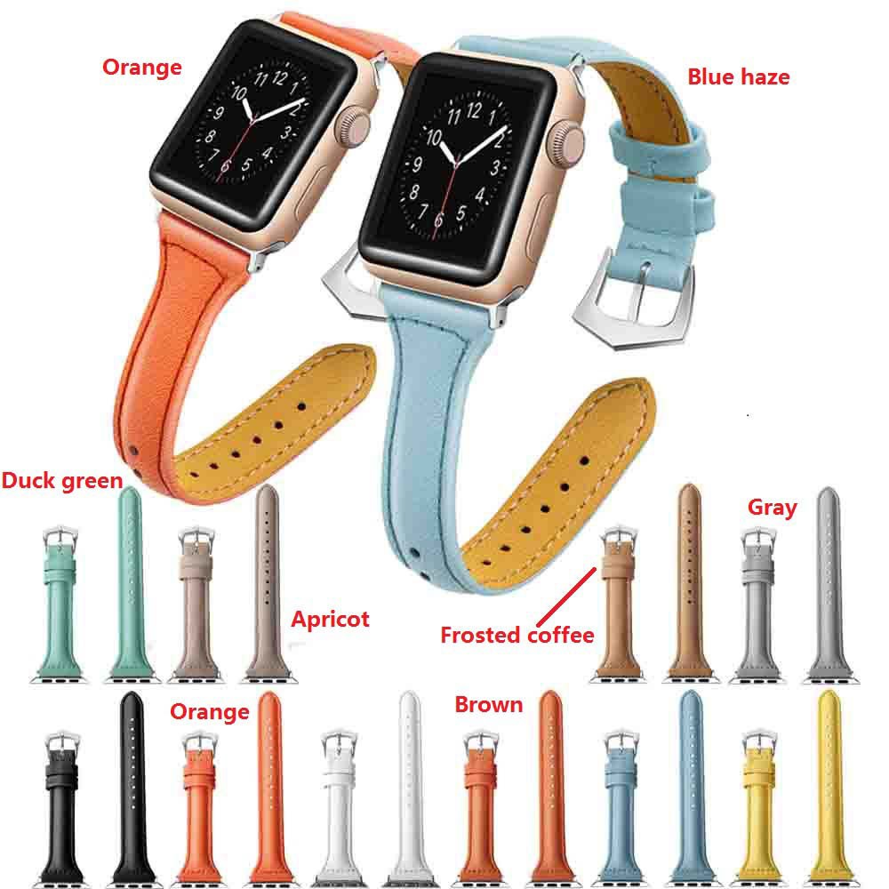 Dây da thay thế cho đồng hồ thông minh Apple Watch 1/2/3/4/5