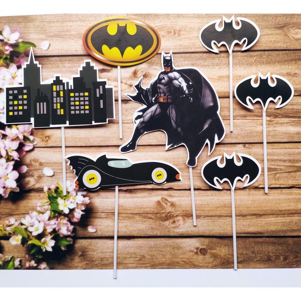 [FREESHIP❤️] Batman - Set Cắm Giấy - Nhân Vật Hoạt Hình