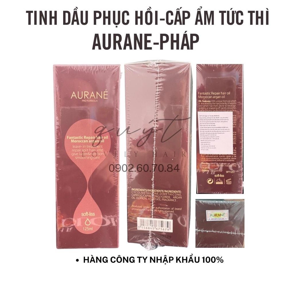 Tinh Dầu Dưỡng Tóc AURANE Softliss Fantastic Repair hair oil 125ml