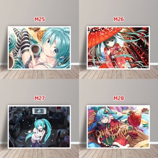 Tấm Postcard Cao Cấp Hatsune Miku