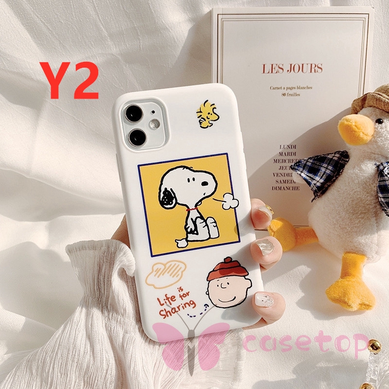 Ốp điện thoại kiểu hoạt hình Snoopy cho IPHONE 11 PRO MAX 6 6S 7 8 PLUS XR X XS MAX SE 2020