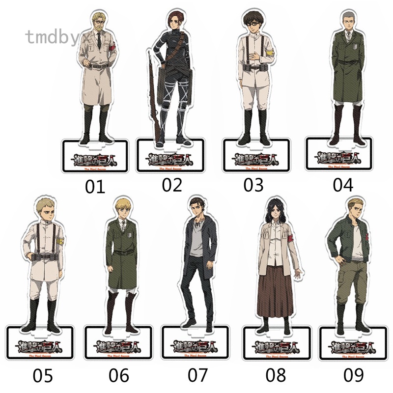 Tmdbyx Mô hình nhân vật Levi Rivaille trong phim hoạt hình Attack On Titan dáng đứnkiểu dáng tùy chọn