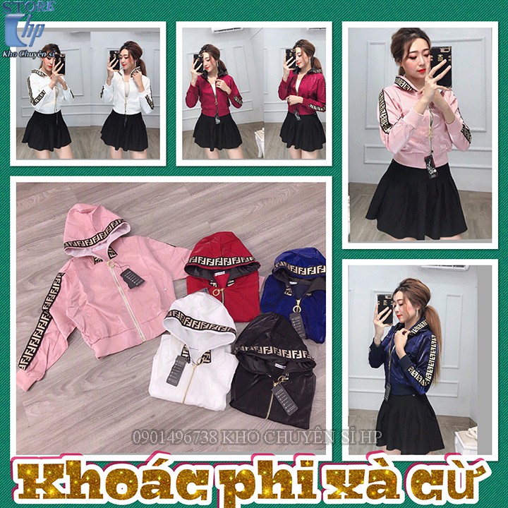 Áo Khoác Phi Xà Cừ Cao Cấp Thời Trang Chạy Viền Tay Và Nón Cực Đẹp