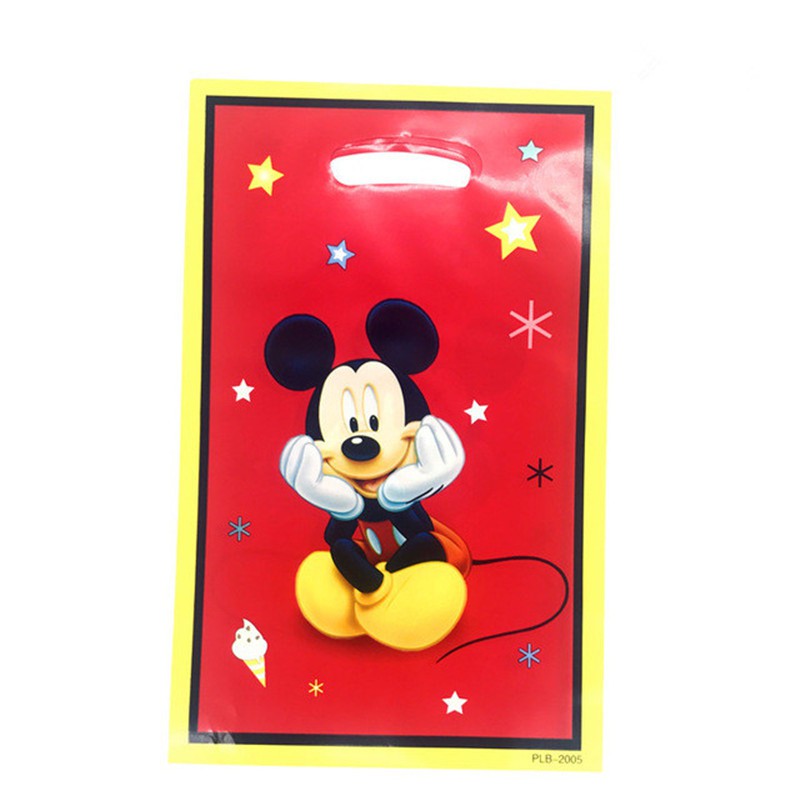 Mũ Giấy Dùng Một Lần Họa Tiết Chuột Mickey Hoạt Hình Trang Trí Tiệc Sinh Nhật Cho Bé Trai