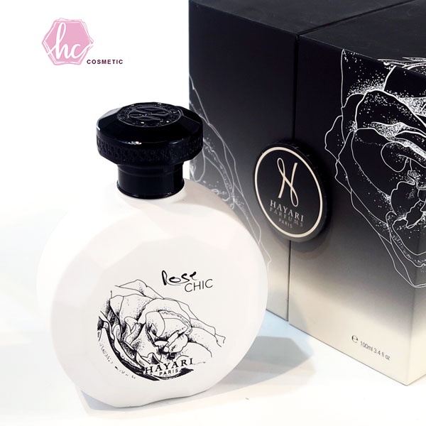 Nước Hoa Công Nương Rose Chic, HAYARI Parfums Paris - Hương Chất Cosmetic