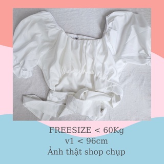 [ HÀNG CÓ SẴN ] ÁO CROPTOP NƠ LƯNG