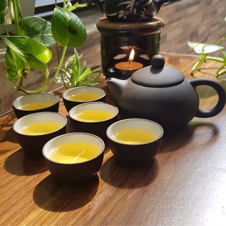 Bộ ấm chén tử sa gốm sứ bát tràng giá rẻ