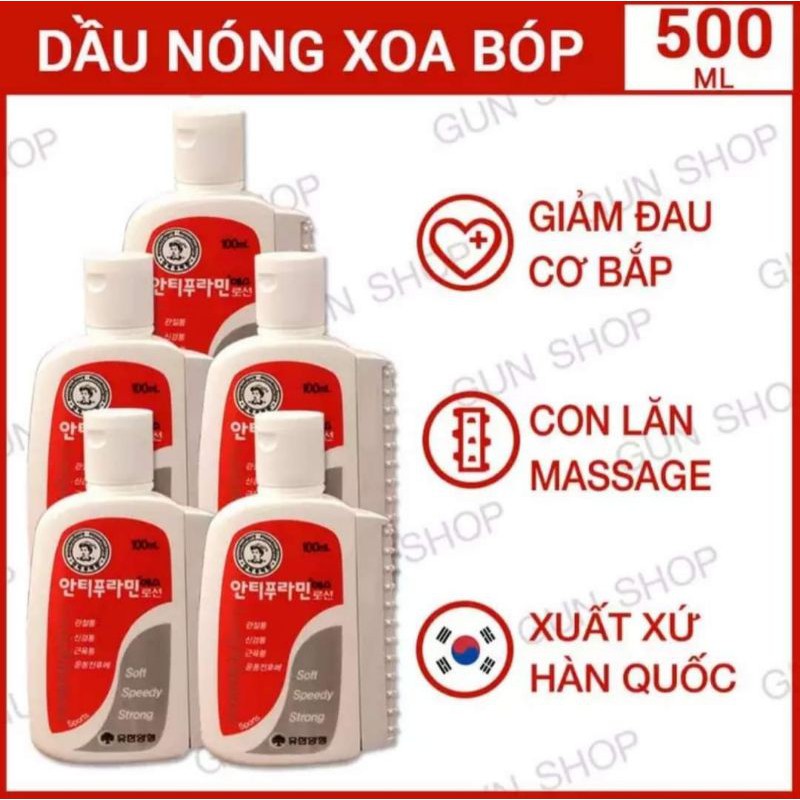 ✅ DẦU NÓNG LĂN HÀN QUỐC 100ML