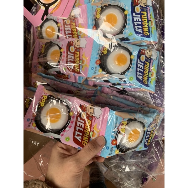 Thạch nổ trứng ốp na