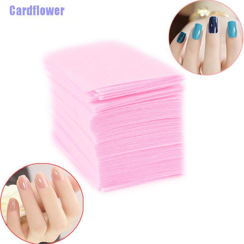 (Hàng Mới Về) Khăn Cotton Tẩy Sơn Móng Tay Không Xơ Vải Cardflower