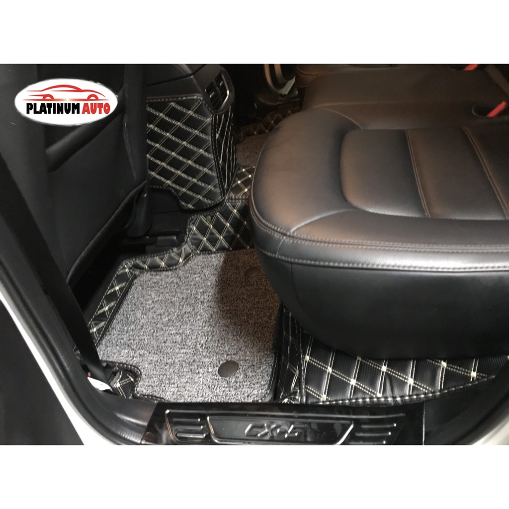 Thảm lót sàn ô tô 6D Mazda CX5  - Da PU cao cấp, Không mùi, Giảm 20% tiếng ồn
