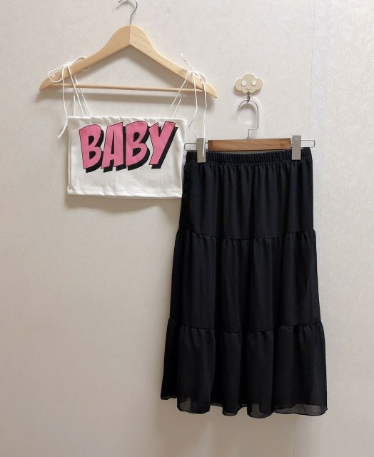 Chân váy vôn chữ A dáng dài qua gối mẫu mới nhất | BigBuy360 - bigbuy360.vn