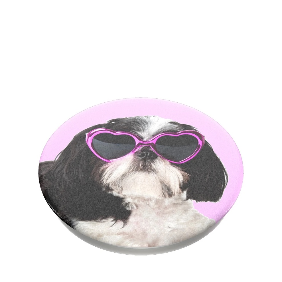 Mặt thay thế Popsockets PT-Sassy Shih Tzu OW (Không có đế keo) - Hàng Chính Hãng