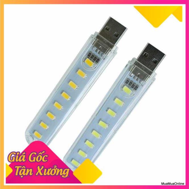 [Giá sỉ] Đèn Led 8 Bóng Siêu Sáng Cắm Cổng Usb Cao Cấp