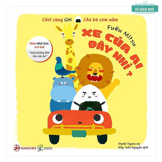 Sách Ehon - Chơi Cùng Giri Chú Bé Cơm Nắm - Full Combo 8 cuốn ehon Nhật Bản cho bé 0 - 6 tuổi