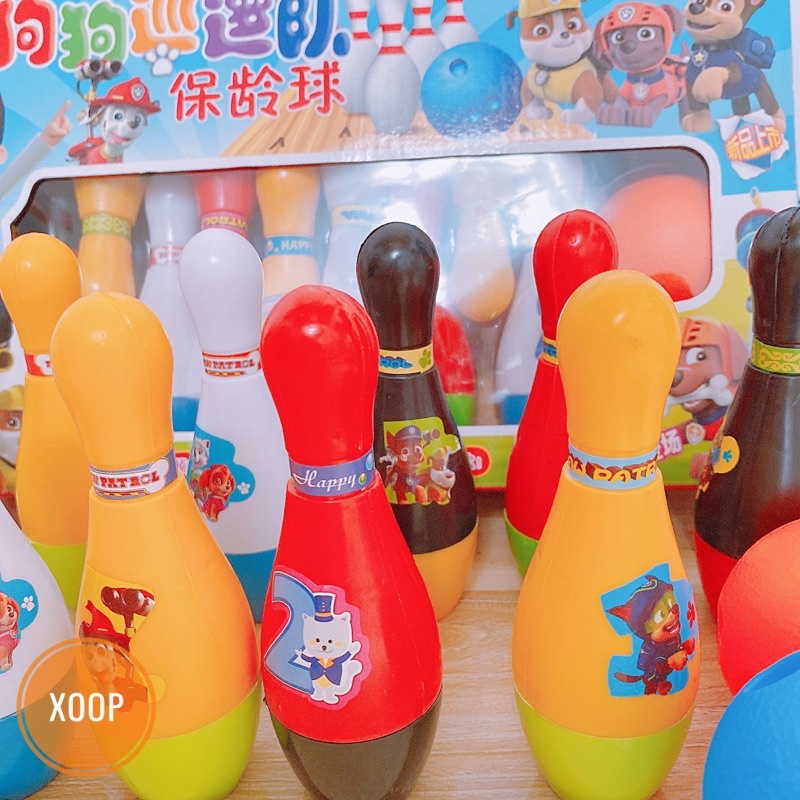 Bộ đồ chơi Bolling mini chủ đề chó cứu hộ cho bé