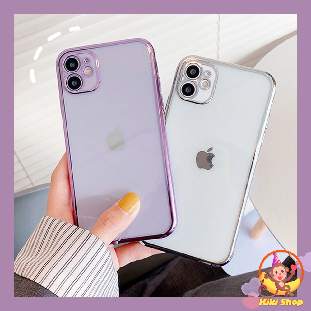Ốp điện thoại TPU mềm trong suốt chống rơi thời trang cho iPhone 12 11 Pro Max X Xs Max XR 8 7 Plus SE