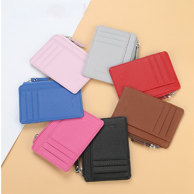 Ví Da PU Đựng Tiền Và Thẻ Tiện Lợi Cho Nam Nữ