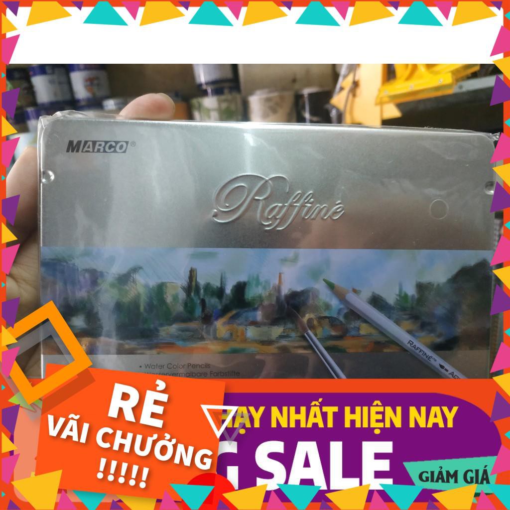 [ Chính hãng ] Bộ Chì MARCO '' 12-24-36 '' Màu Nước Cao Cấp RAFFINE 7120-12TN (Hộp Thiếc)﻿.