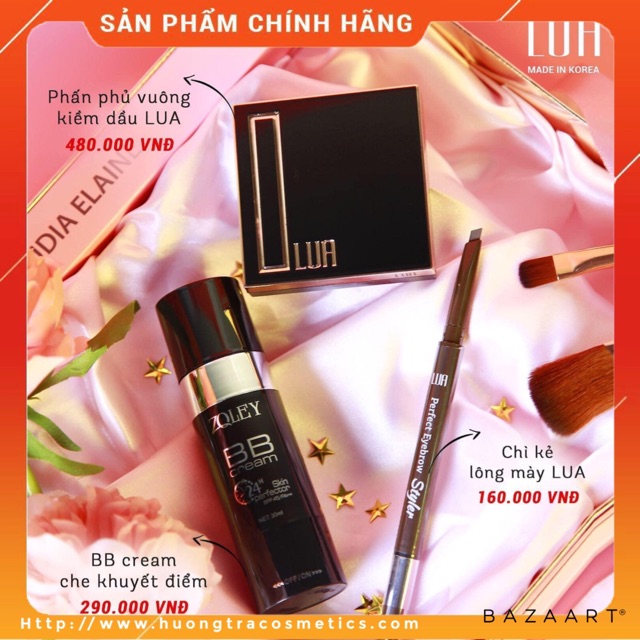 Phấn phủ bột khoáng kiềm dầu LUA Skin Fit Powder Pact | BigBuy360 - bigbuy360.vn