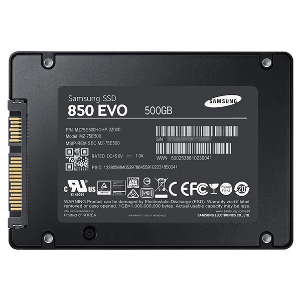 Ổ cứng SSD Samsung 850 EVO 2.5-Inch SATA III 500GB