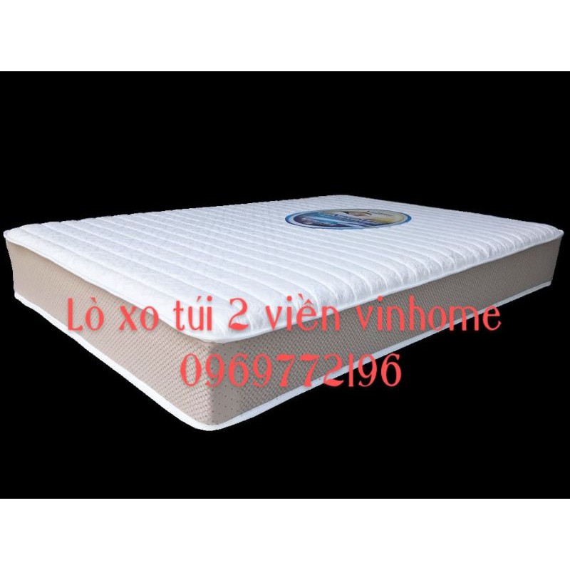 Nệm lò xo túi VinHome 1m6x2m dày 25cm - bảo hành 15 năm - Giao hàng miễn phí nội thành SG