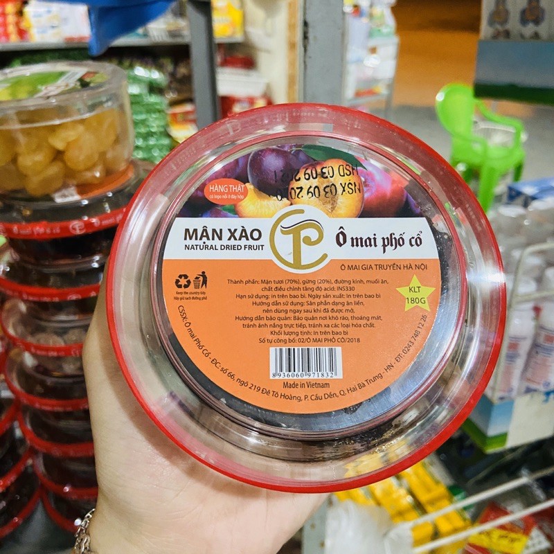 Ô MAI PHỐ CỔ HỘP 180G ĐỦ VỊ