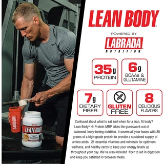 Lean body hủ thực phẩm bữa ăn phụ cho gymer labrada lean body 4.63lbs - ảnh sản phẩm 5