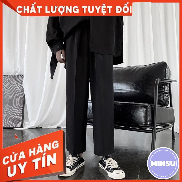 [THỜI TRANG 2021] QUẦN vải Hàn Quốc cao cấp dáng rộng cho nam