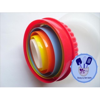Bộ 6 Khuôn cutter (pateso) tròn
