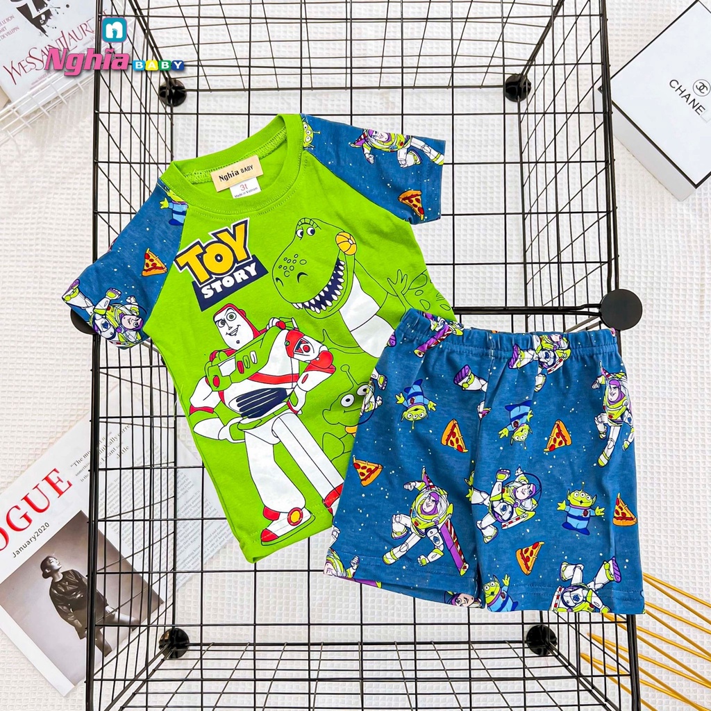 Đồ bộ bé trai NGHĨA BABY dành cho bé từ 9-21kg